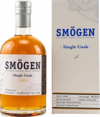 Smogen 2013 Single Cask Madeira Barrique 6/2013 58.3% 500ml