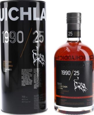 Bruichladdich 1990 Sherry Cask Edition 48.1% 700ml