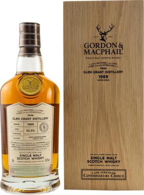 Glen Grant 1989 GM Connoisseurs Choice Cask Strength Refill Bourbon Barrel #25872 55.3% 700ml