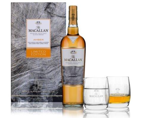 Macallan Amber Gift Pack Limited Edition 40% 700ml