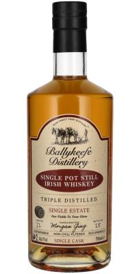 Ballykeefe Distillery Triple Distilled Single Pot Still Irish Whisky 60% 700ml