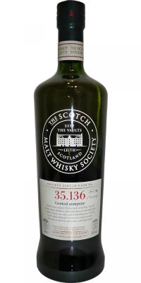 Glen Moray 2000 SMWS 35.136 Genteel company 1st Fill Barrel 59.5% 700ml