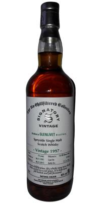 Glenlivet 1997 SV The Un-Chillfiltered Collection 1st Fill Sherry Butt 157420 46% 700ml