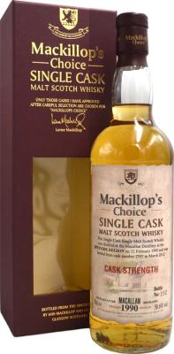 Macallan 1990 McC Single Cask Cask Strength #2397 50.6% 700ml
