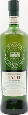 Clynelish 2003 SMWS 26.103 Fresh and lively 1st Fill Ex-Bourbon Barrel 26.103 60.1% 700ml