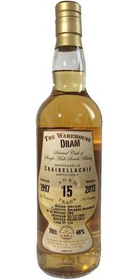 Craigellachie 1997 WW8 The Warehouse Dram Bourbon Hogshead 114 46% 700ml