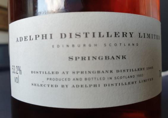 Springbank 1965 AD 53.2% 700ml