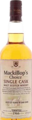 Tomintoul 1966 McC Single Cask Medek Wine and Spirits New York 43% 750ml