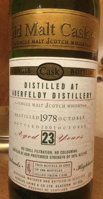 Aberfeldy 1978 DL The Old Malt Cask 50% 700ml