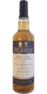 Glencadam 1991 BR Berrys #4764 55.3% 700ml