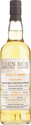 Ardmore 2011 MMcK Carn Mor Strictly Limited Edition 46% 700ml