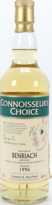 BenRiach 1996 GM Connoisseurs Choice Refill Sherry Hogsheads 43% 700ml