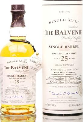Balvenie 1974 Single Barrel Cask no.15014 25yo 46.9% 700ml