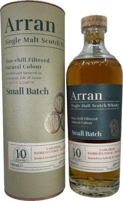 Arran 2013 Small Batch Patricius Tokaj Finish Whiskynet Hungary 48% 700ml