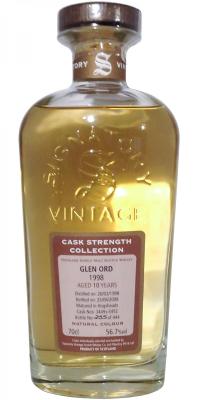 Glen Ord 1998 SV Cask Strength Collection 3449 + 52 56.7% 700ml