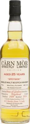 Braes of Glenlivet 1989 MMcK Carn Mor Strictly Limited Edition 2 Hogsheads 46% 700ml