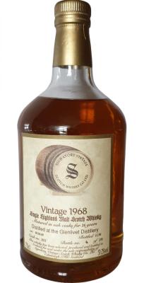 Glenlivet 1968 SV Vintage Collection Dumpy Oak Cask #2821 51.2% 700ml