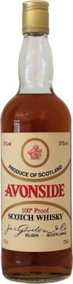 Avonside 100 Proof JG Scotch Whisky 57% 750ml