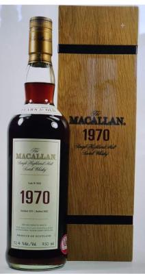 Macallan 1970 Fine & Rare Hogshead 9033 52.4% 750ml