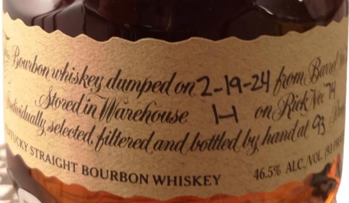 Blanton's The Original Single Barrel Bourbon Whisky 46.5% 700ml