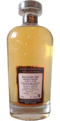 Ballechin 2008 SV Cask Strength Collection Heavily Peated Bourbon Barrel 253 Nicolas 61.5% 700ml