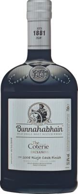 Bunnahabhain 2008 The Coterie Exclusive Rioja The Coterie Club Exclusive 2023 55.8% 700ml