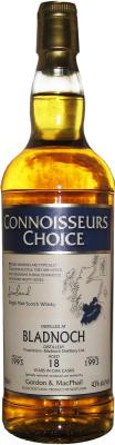 Bladnoch 1993 GM Connoisseurs Choice Refill Sherry Hogshead 43% 750ml