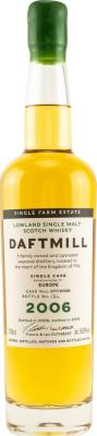 Daftmill 2006 Single Cask 1st Fill Ex-Bourbon Barrel 077/2006 Europe Exclusive 56.9% 700ml