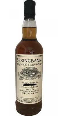 Springbank Whisky School 2018 46% 700ml