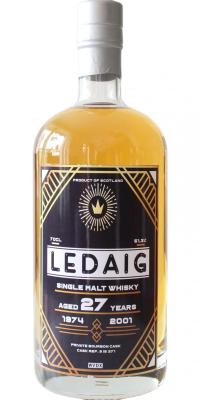 Ledaig 1974 Private Cask bourbon cask #371 51.3% 700ml