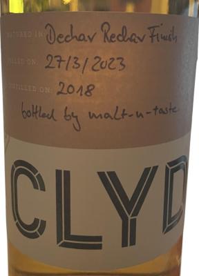 The Clydeside Distillery 2018 Handfilled Distillery only Dechar Rechar Finish 61.6% 700ml