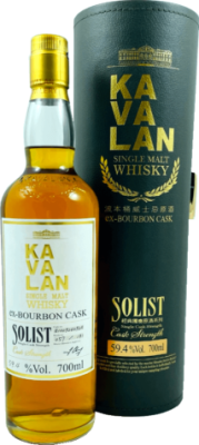 Kavalan Solist ex-Bourbon Cask B100811007A 59.4% 700ml