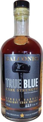 Balcones True Blue Cask Strength Single Barrel 62.7% 750ml