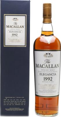 Macallan 1992 Elegancia Fino & Oloroso Sherry Casks 40% 1000ml