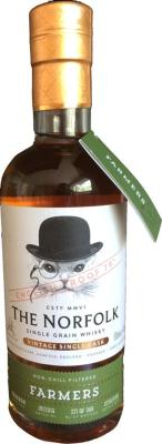 The Norfolk Farmers Vintage Batch No.5 Single Cask Bourbon 45% 500ml