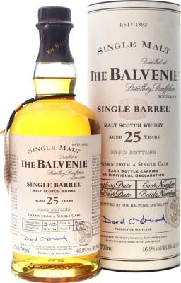 Balvenie 1974 Single Barrel Cask no.15209 25yo 46.9% 700ml