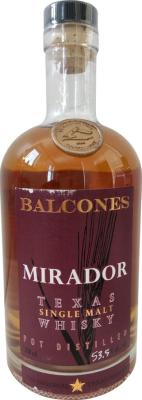 Balcones Mirador Pot Distilled Refill bourbon 53.5% 700ml