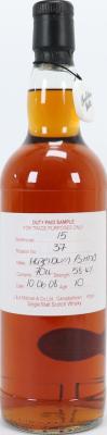 Springbank 2007 Duty Paid Sample For Trade Purposes Only Rotation 944 58.4% 700ml