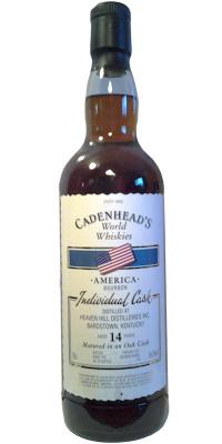Heaven Hill 14yo CA World Whiskies Individual Cask Bourbon Barrel 59.8% 700ml