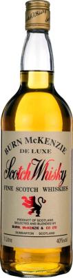 Burn McKenzie De Luxe Scotch Whisky Fine Scotch Whiskies 40% 1000ml