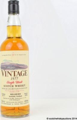 Millburn 1977 VM Vintage VA.MA. Distribuzione Bergamo 40% 700ml