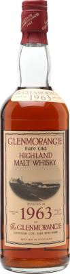 Glenmorangie 1963 Pure Old Highland Malt Whisky Oloroso Sherry Casks Finish 43% 750ml