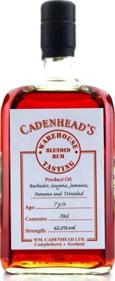 Cadenhead's Warehouse Tasting 7yo 62% 700ml