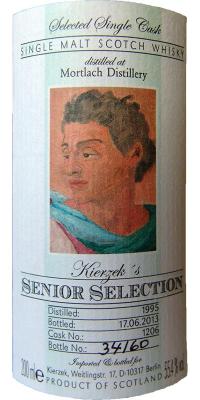 Mortlach 1995 KzB Senior Selection 55.4% 200ml