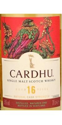 Cardhu 16yo Jamaican pot still rum finish 58% 200ml