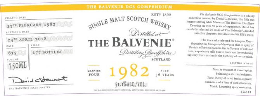 Balvenie 1982 51.1% 750ml