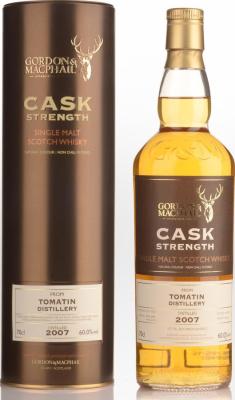 Tomatin 2007 GM Cask Strength 8yo 1st Fill Bourbon Barrels 4908 4911 60% 700ml