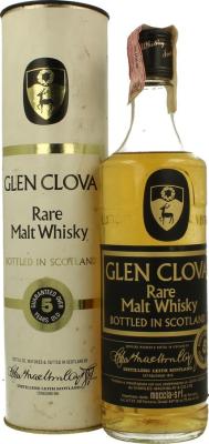 Glen Clova 5yo ChMI Rare Malt Whisky 40% 750ml