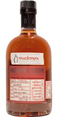 Mackmyra 2008 Reserve Sherry 08-0276 51.8% 500ml