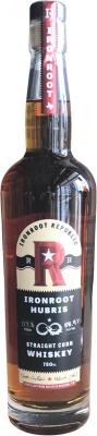 Ironroot Hubris Straight Corn Whisky 58.9% 750ml